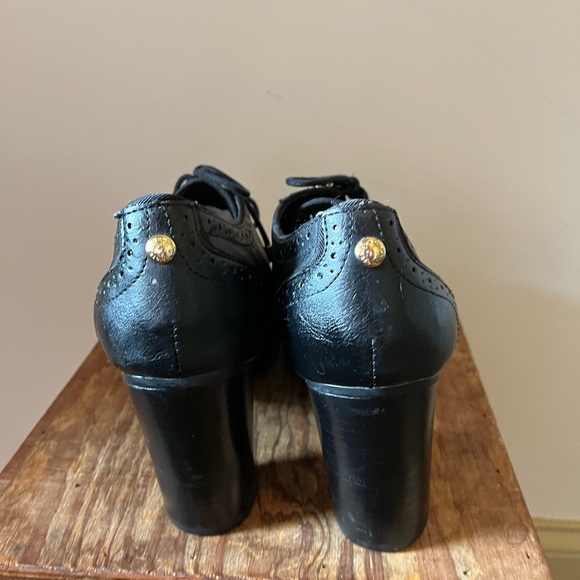 Tommy Hilfiger Black Lace Up Heels - Picture 4 of 9